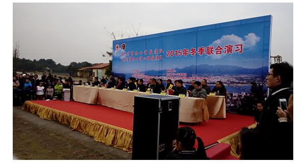 科洛公司應邀參加杭州紅十字會冬季聯合演習